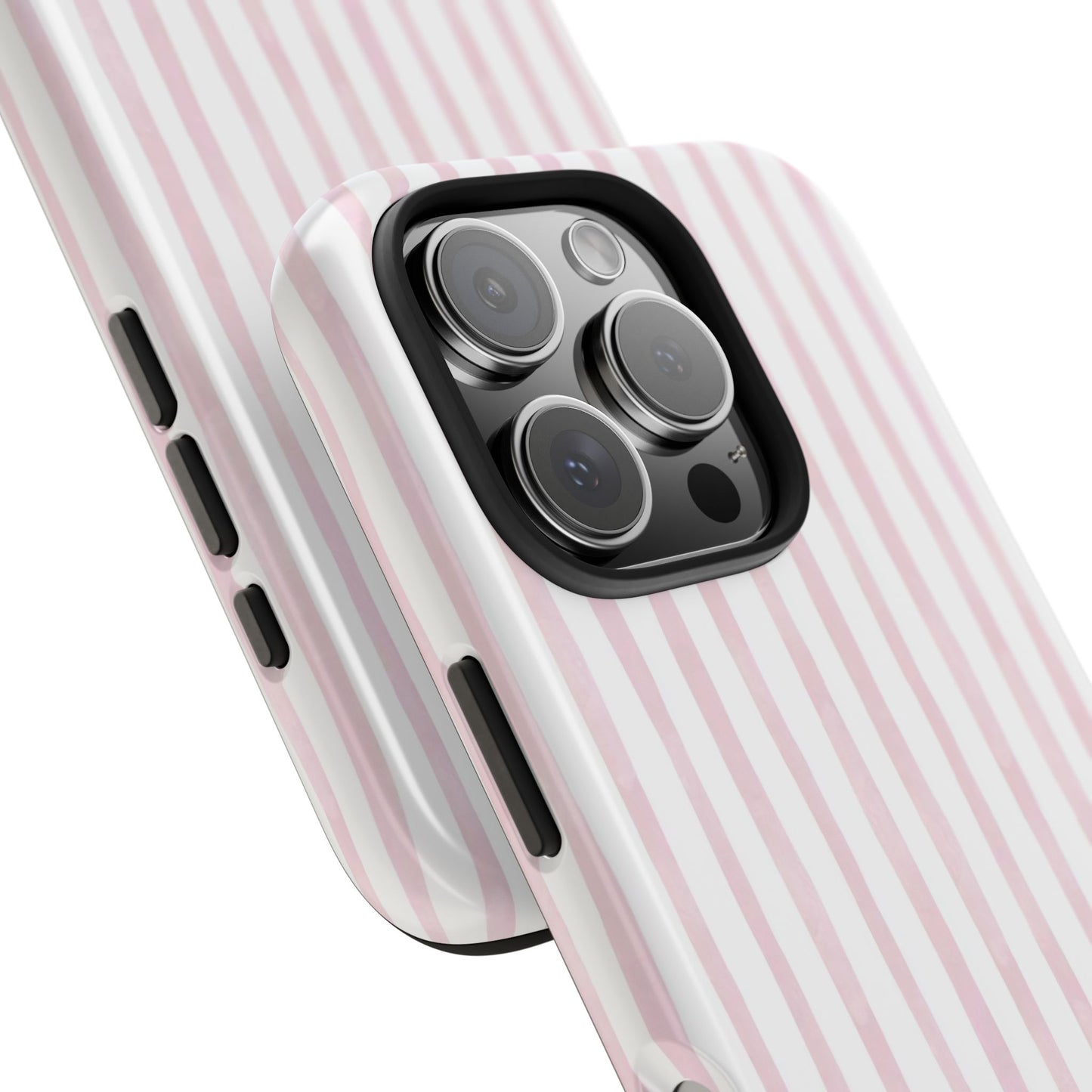 stripped in pink WLFL Iphone case