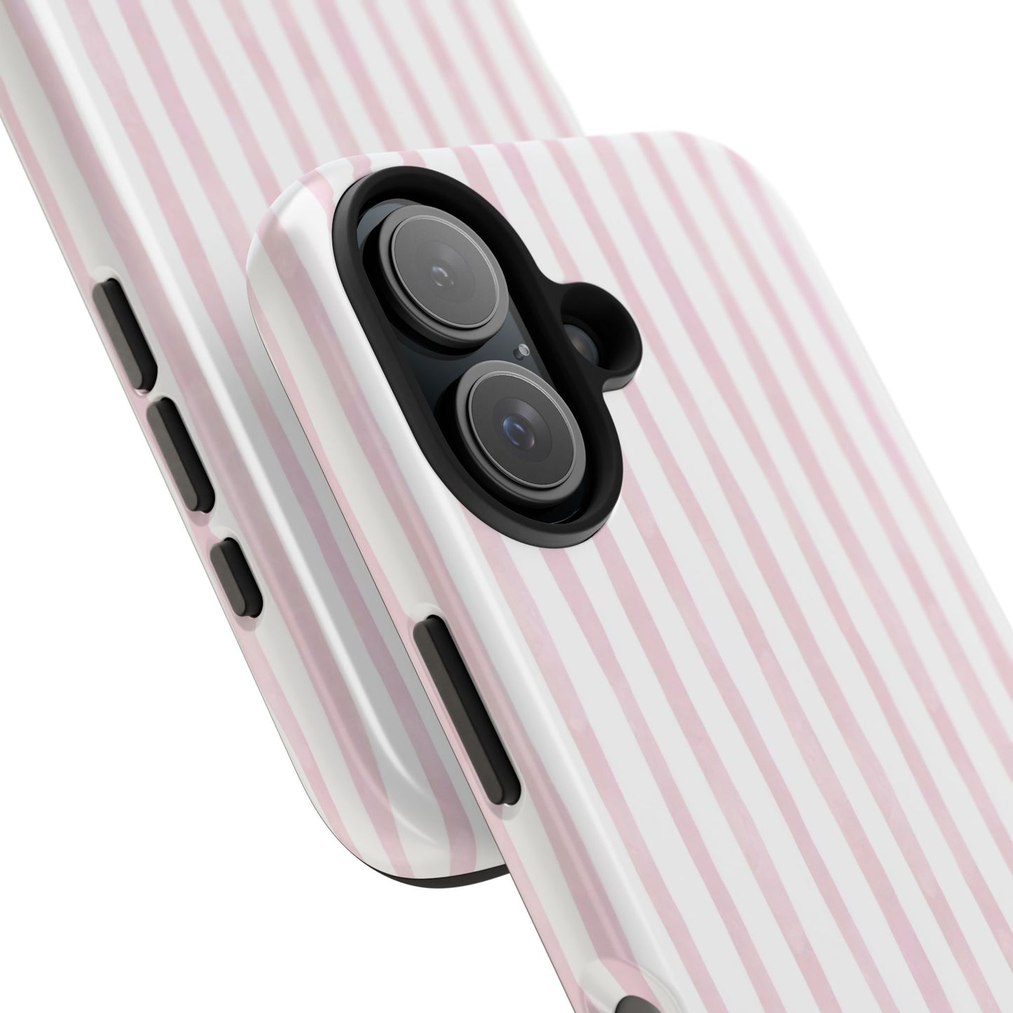 stripped in pink WLFL Iphone case